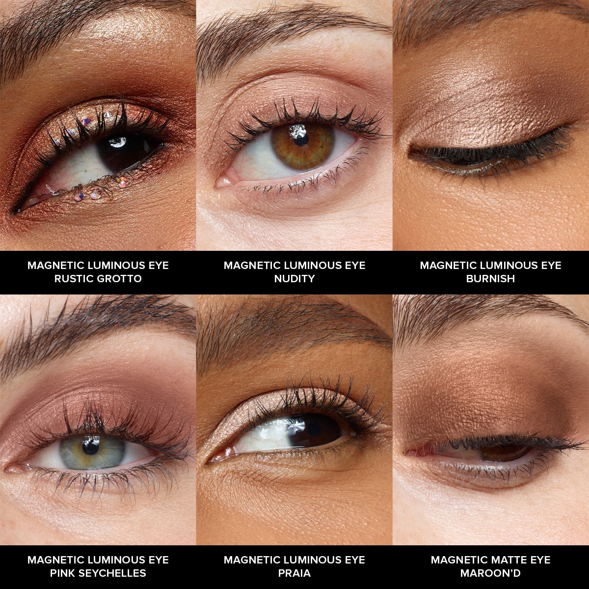 NUDE BEACH 6 PC EYE PENCIL PALETTE (SOMBRAS PARA OJOS)